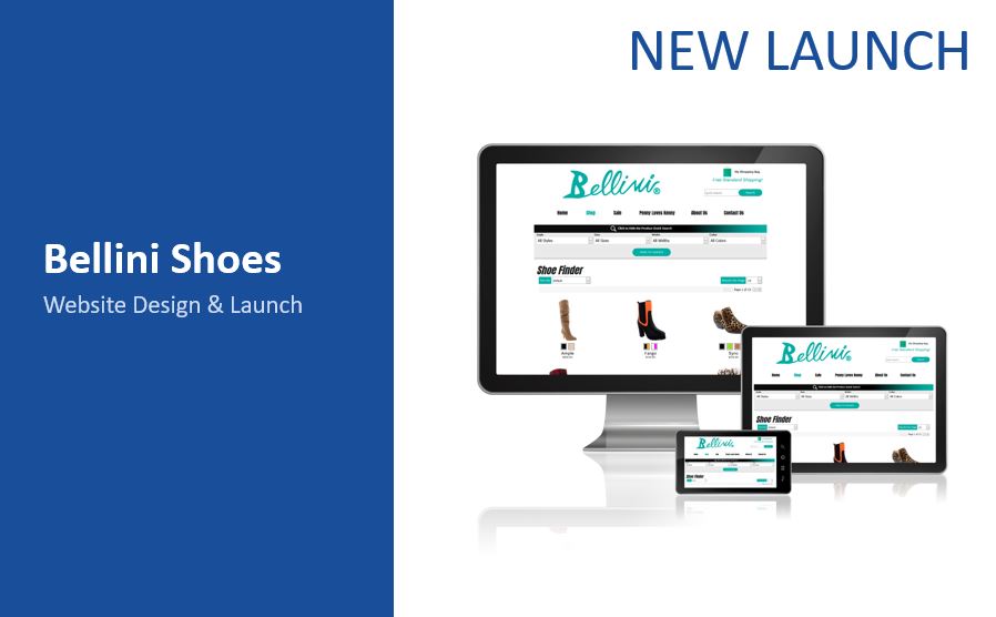 Website Design \u0026 Launch: Bellini Shoes 